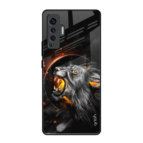 Aggressive Lion Glossy Case for Vivo X50