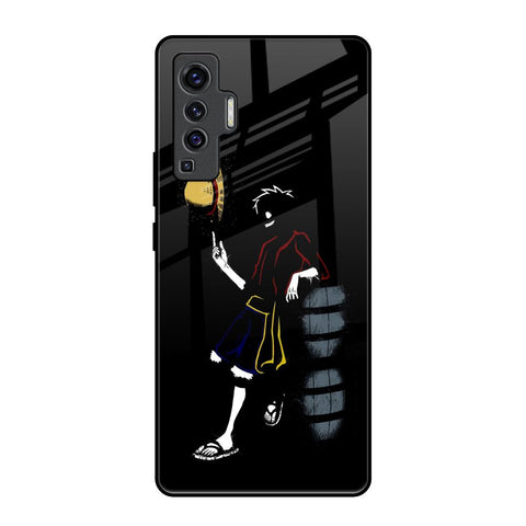 Luffy Line Art Glossy Case for Vivo X50