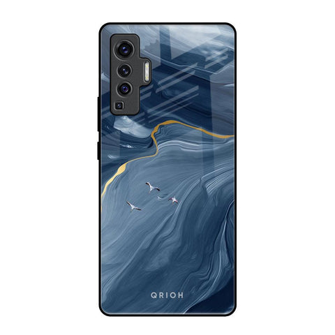 Deep Ocean Marble Glossy Case for Vivo X50
