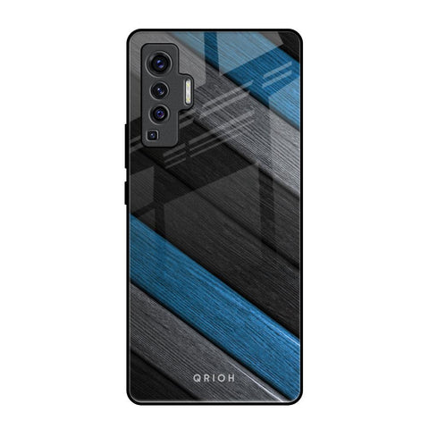 Multicolor Wooden Effect Glossy Case for Vivo X50