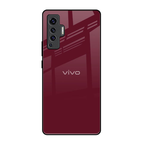 Classic Burgundy Glossy Case for Vivo X50