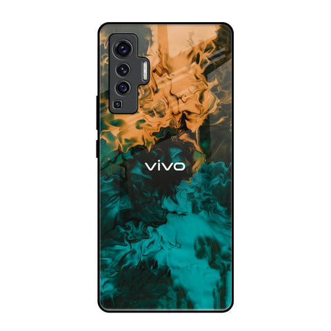 Watercolor Wave Glossy Case for Vivo X50