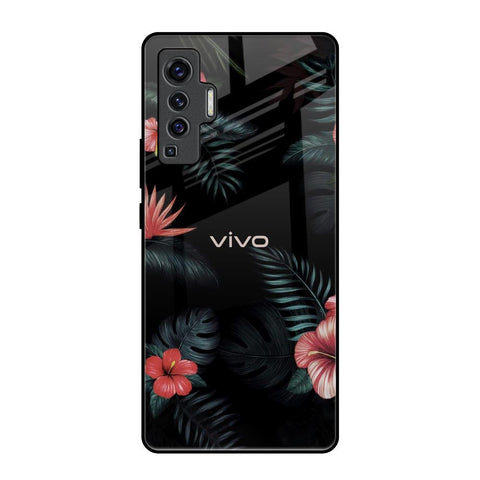 Tropical Art Flower Glossy Case for Vivo X50