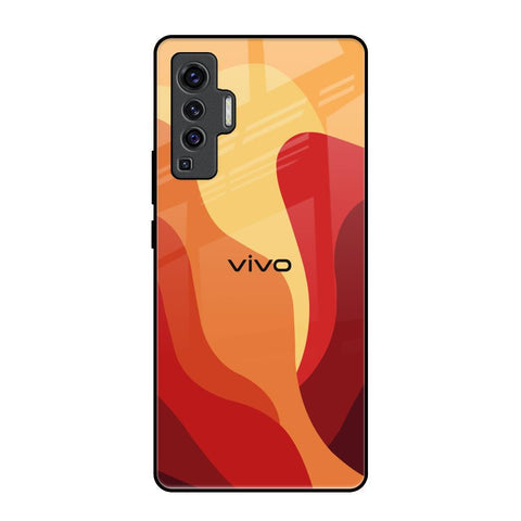 Magma Color Pattern Glossy Case for Vivo X50