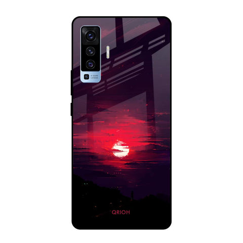 Morning Red Sky Glossy Case For Vivo X50