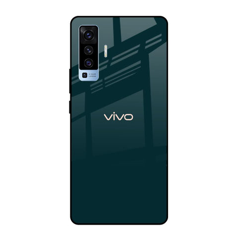 Hunter Green Glossy Case For Vivo X50