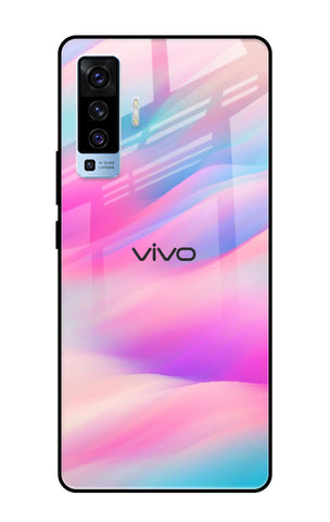 Colorful Waves Glossy case for Vivo X50