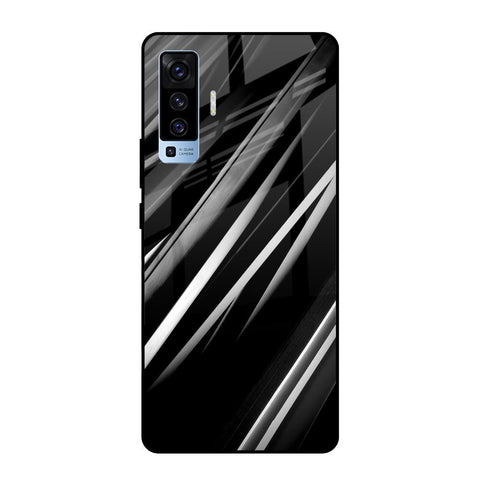 Black & Grey Gradient Glossy Case For Vivo X50