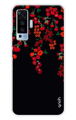 Floral Deco Soft Cover For Vivo X50