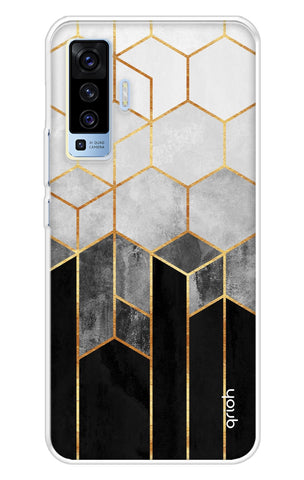 Hexagonal Pattern Soft Cover for Vivo X50
