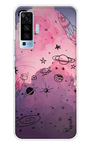 Space Doodles Art Soft Cover For Vivo X50