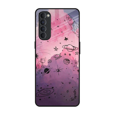 Space Doodles Glossy Case for Oppo Reno4 Pro