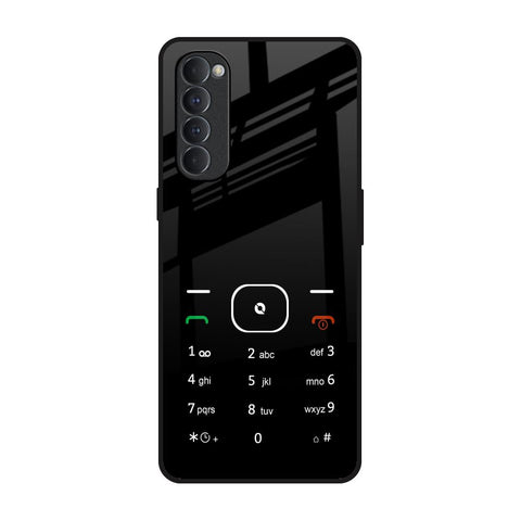 Classic Keypad Pattern Glossy Case for Oppo Reno4 Pro