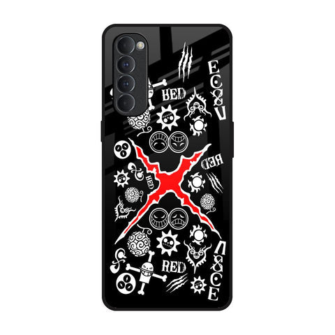 Red Zone Glossy Case for Oppo Reno4 Pro