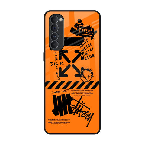Anti Social Club Glossy Case for Oppo Reno4 Pro