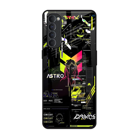 Astro Glitch Glossy Case for Oppo Reno4 Pro