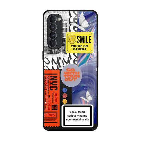 Smile for Camera Glossy Case for Oppo Reno4 Pro