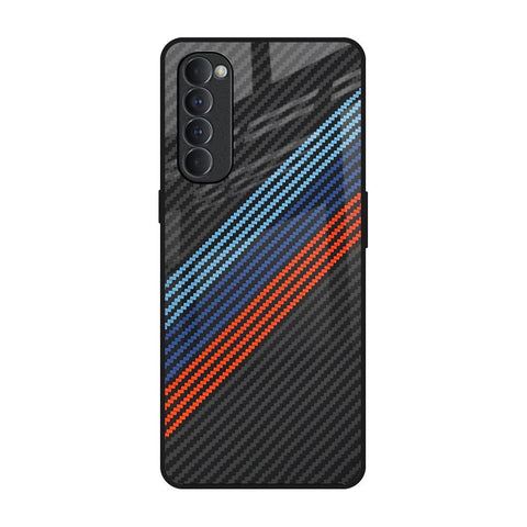 Carbon Inspired Glossy Case for Oppo Reno4 Pro