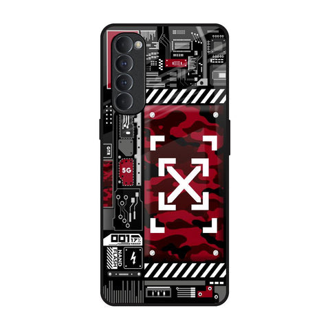 Technology Art Glossy Case for Oppo Reno4 Pro