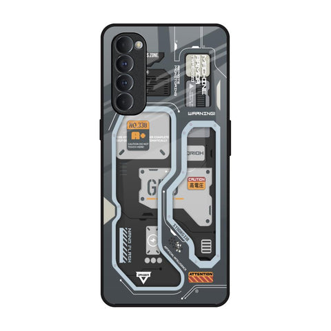 Retro Futuristic Glossy Case for Oppo Reno4 Pro