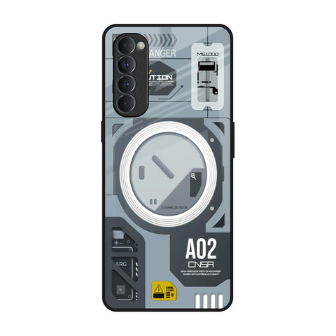 Modern Technology Glossy Case for Oppo Reno4 Pro