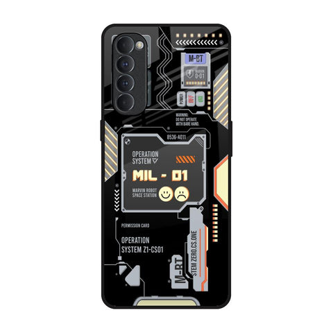 Exposed Parts Glossy Case for Oppo Reno4 Pro