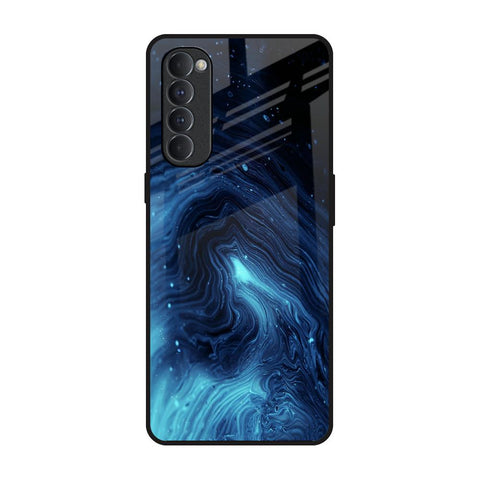 Dazzling Ocean Gradient Glossy Case For Oppo Reno4 Pro