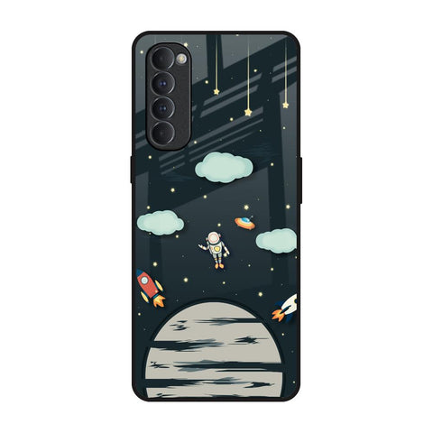 Astronaut Dream Glossy Case For Oppo Reno4 Pro