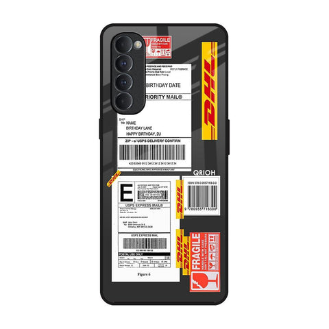 Cool Barcode Label Glossy Case For Oppo Reno4 Pro