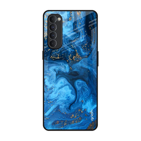 Gold Sprinkle Glossy Case for Oppo Reno4 Pro