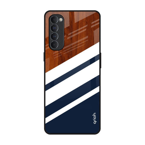 Bold Stripes Glossy Case for Oppo Reno4 Pro