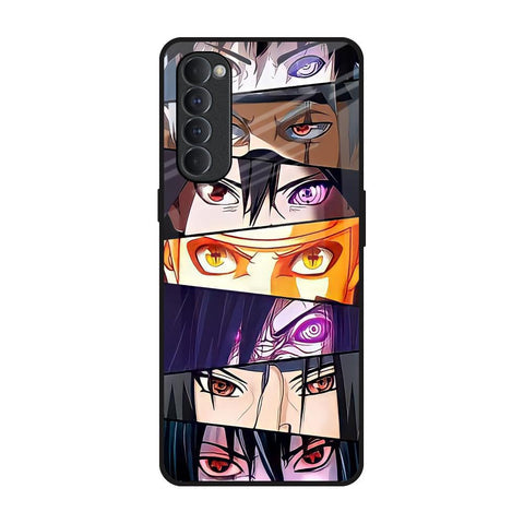 Anime Eyes Glossy Case for Oppo Reno4 Pro