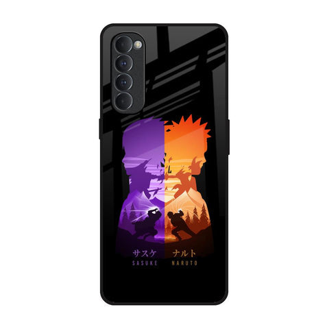 Minimalist Anime Glossy Case for Oppo Reno4 Pro