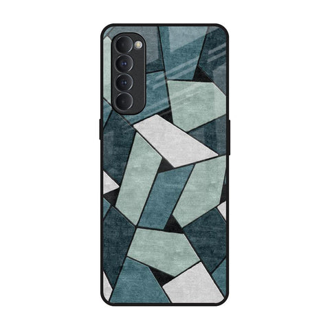 Abstact Tiles Glossy Case for Oppo Reno4 Pro