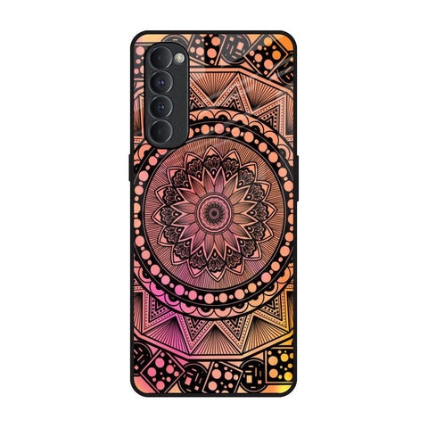 Floral Mandala Glossy Case for Oppo Reno4 Pro