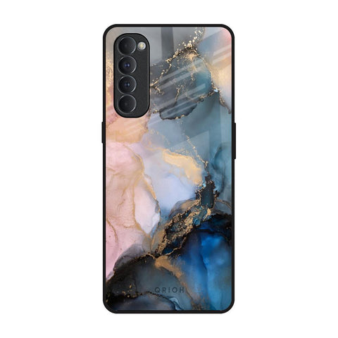Marble Ink Abstract Glossy Case for Oppo Reno4 Pro