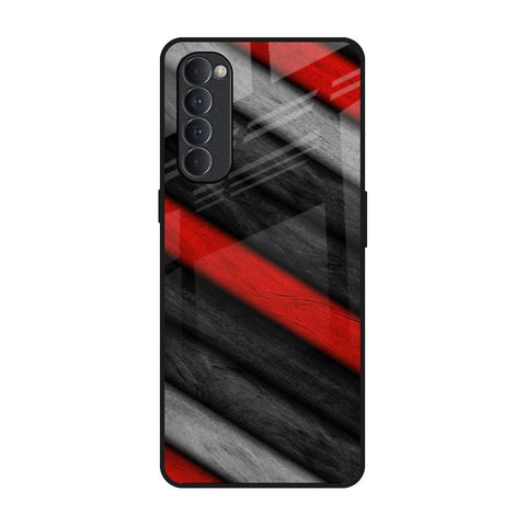 Soft Wooden Texture Glossy Case for Oppo Reno4 Pro