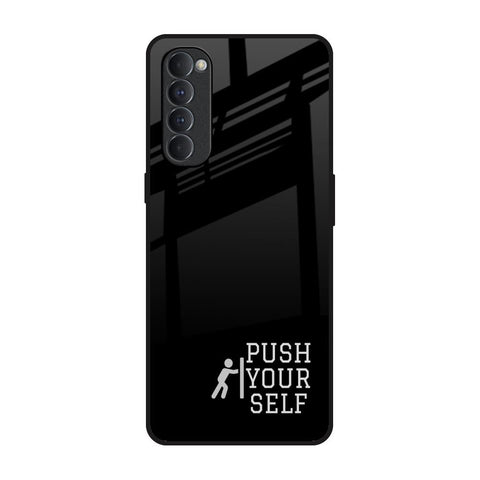 Push Your Self Glossy Case for Oppo Reno4 Pro