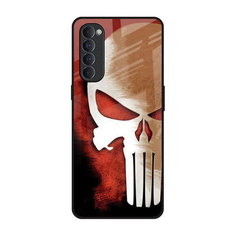 Red Skull Glossy Case for Oppo Reno4 Pro