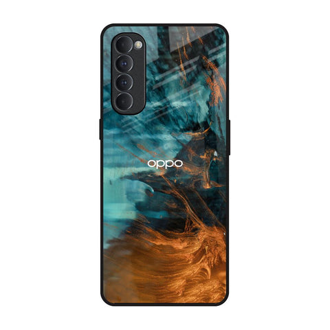 Golden Splash Glossy Case for Oppo Reno4 Pro