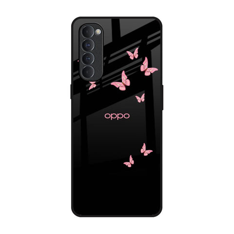 Fly Butterfly Glossy Case for Oppo Reno4 Pro