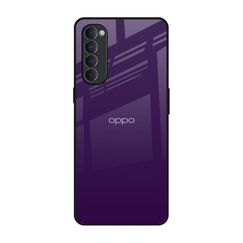 Dark Purple Glossy Case for Oppo Reno4 Pro