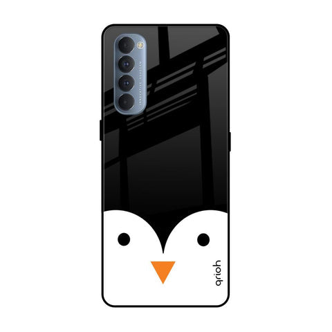 Cute Penguin Glossy Case for Oppo Reno4 Pro