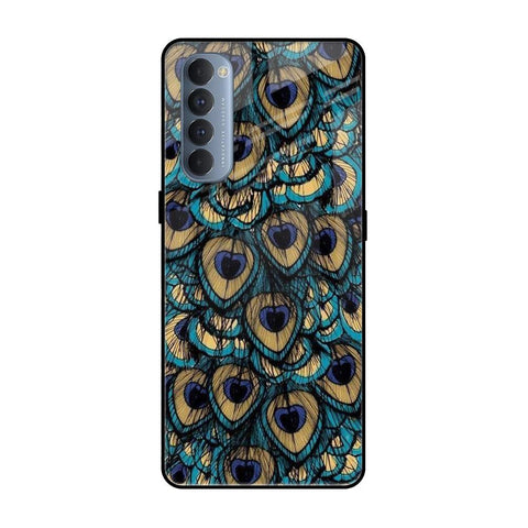 Peacock Feathers Glossy case for Oppo Reno4 Pro