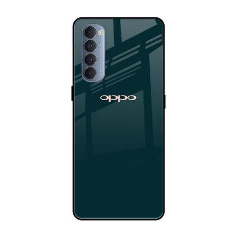 Hunter Green Glossy Case For Oppo Reno4 Pro