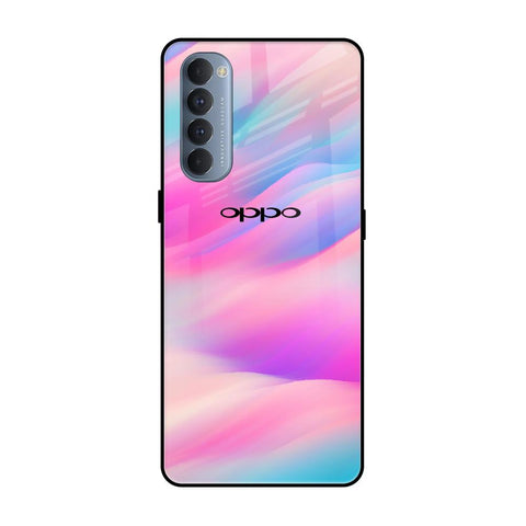 Colorful Waves Glossy case for Oppo Reno4 Pro