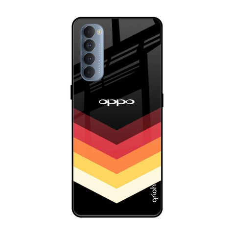 Abstract Arrow Pattern Glossy Case For Oppo Reno4 Pro