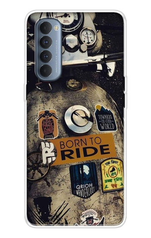 Ride Mode On Soft Cover for Oppo Reno4 Pro