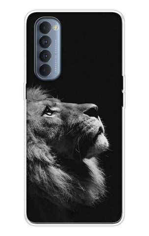 Lion Looking to Sky Soft Cover for Oppo Reno4 Pro