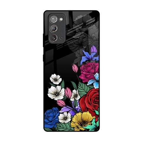 Rose Flower Bunch Art Glossy Case for Samsung Galaxy Note 20